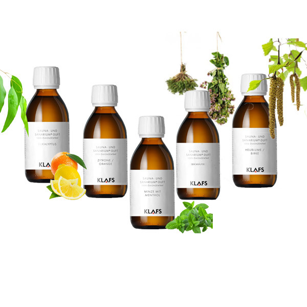 Set Sauna- UND SANARIUM® Düfte FÜR DEN AUFGUSS 5 X 200 ML