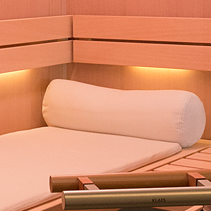 Saunanackenrolle MOLLIS®  mit Bezug